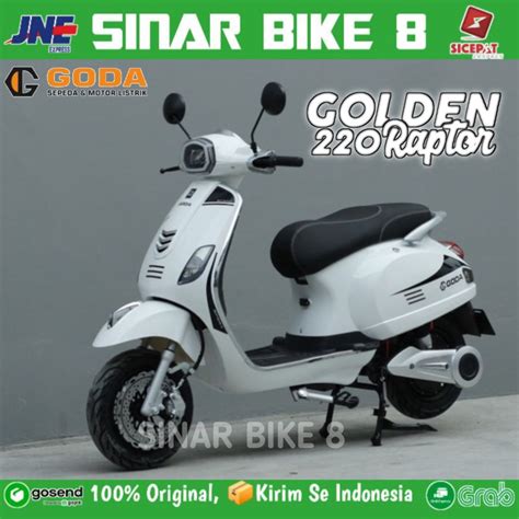 Jual Sepeda Motor Listrik Electric E Bike Goda Golden Raptor