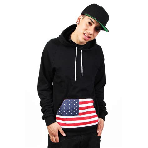 Custom hoodies with american flag prints | Apliiq