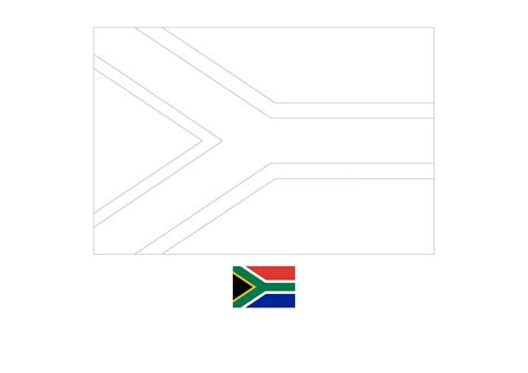 South Africa Flag Coloring Page Flag Coloring Pages Africa Flag South Africa Flag