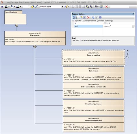 Requirements Diagram Sysml