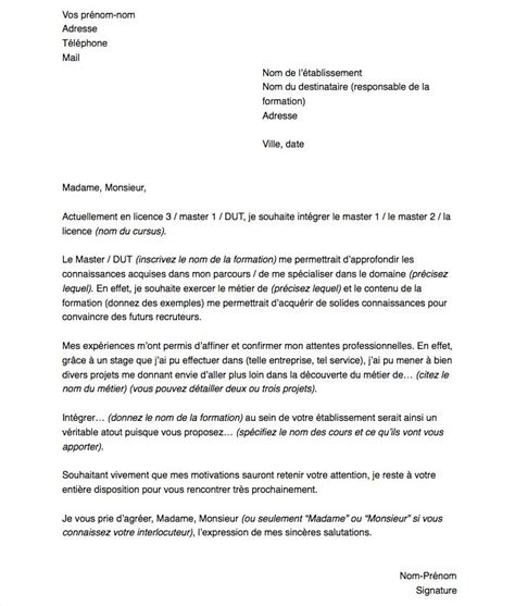 Lettre De Motivation Lettre De Motivation Financement Formation Pole