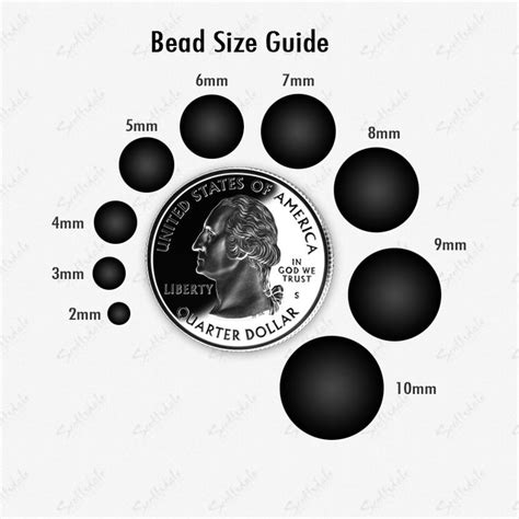 Bead Size Guide Beading Techniques Pinterest