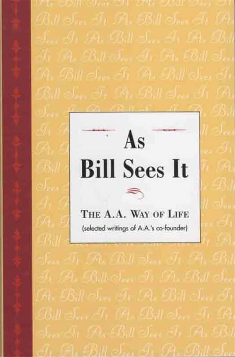 As Bill Sees It Large Print My 12 Step Store