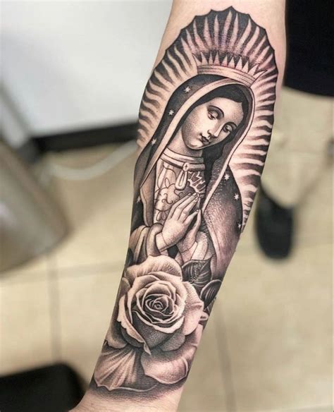 Virgen De Guadalupe Tattoo Hand Tattoos Tattoos Mary Tattoo