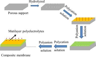 Schematic Representation Of Interfacial Polymerization Process