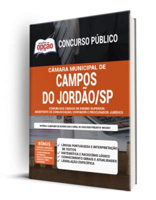 Apostila C Mara De Campos Do Jord O Sp Comum Aos Cargos De Ensino