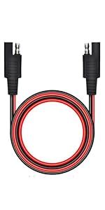 Amazon CERRXIAN 3 2FT 12V 14AWG Alligator Crocodile Clip To SAE