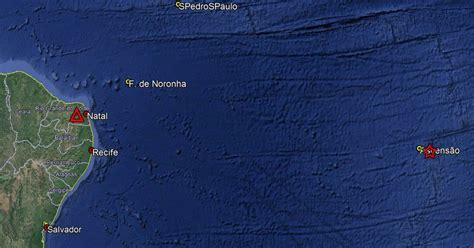 Sismos do Nordeste Novo tremor na dorsal meso oceânica em 25 01 2018