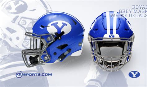 BYU Football Nicknames New Royal Blue Helmet 'Lightning'