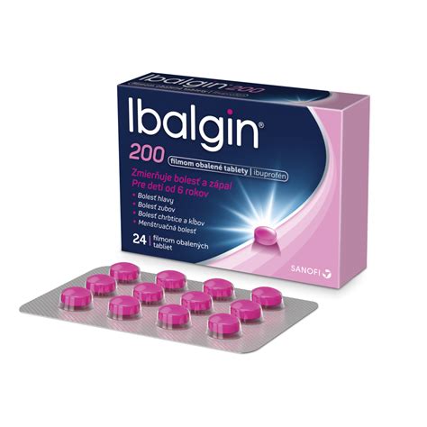 Ibalgin 200 mg 24 tabliet VIP Lekáreň