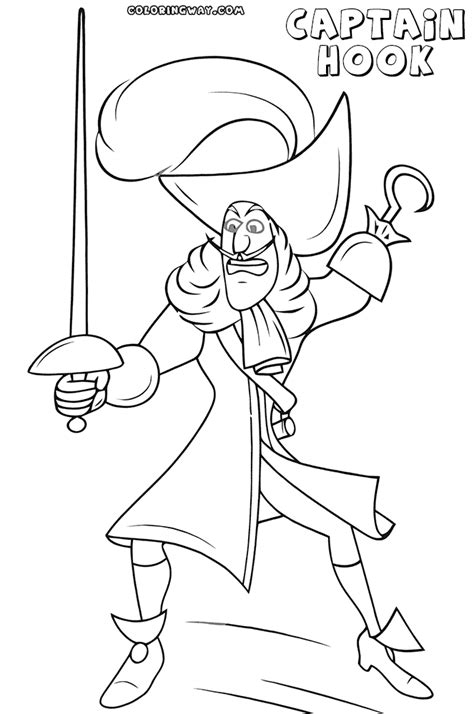 Captain Hook Coloring Pages Coloring Pages To Download And Print