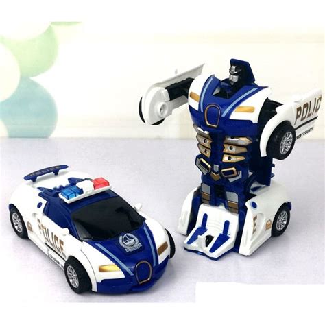 Transformer Car Police Car, Hobbies & Toys, Toys & Games on Carousell