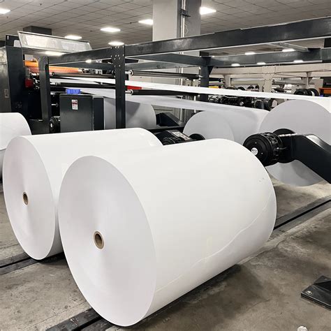 Jumbo Roll 60g 70gsm 80gsm Woodfree Offset Printing Uncoated Paper