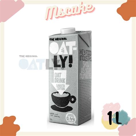 Oatly Oat Milk Barista Edition 1l Shopee Malaysia