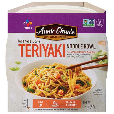 Pack Annie Chun S Japanese Style Teriyaki Noodle Bowl Shelf Stable