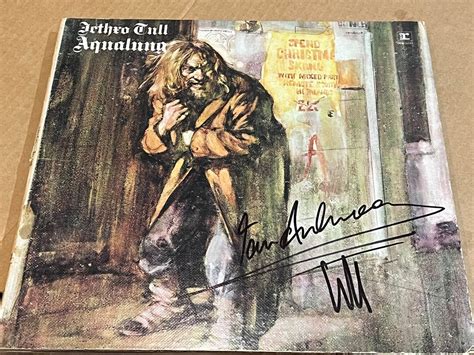 Ian Anderson Signed Autographed Vintage Jethro Tull Aqualung Record Album Lp Etsy