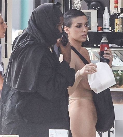 Kanye Wests New Wife Bianca Censoris Outfit Leaves No Room For