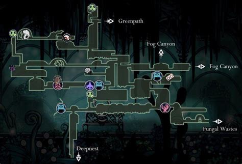 Hollow Knight Maps Of Hallownest Knight Map Hollow Night