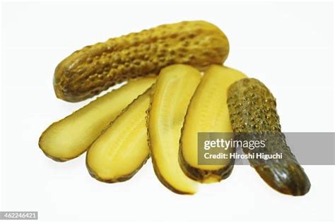 Gherkin White Background Photos And Premium High Res Pictures Getty