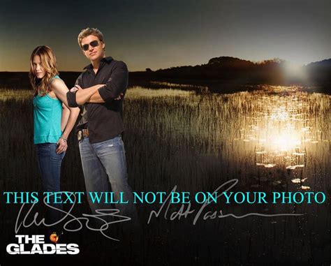 The Glades Cast Signed Autographed 8x10 Rp Photo Kiele Sanchez And Matt