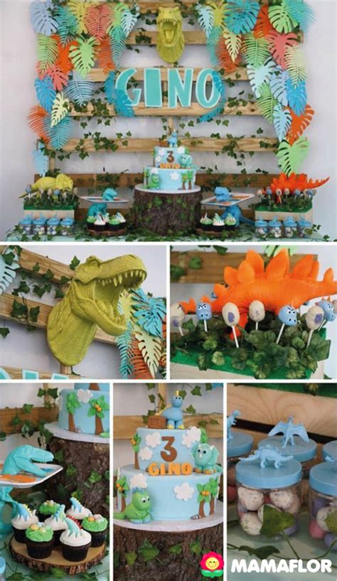 ¡increíbles Ideas Para Fiesta De Dinosaurio