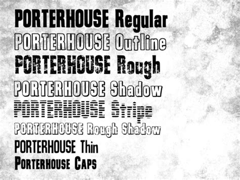 Porterhouse Font By The Tenacious Type Studio · Creative Fabrica