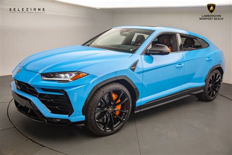 2022 Blu Cepheus Lamborghini Urus Newport Beach Automotive Group