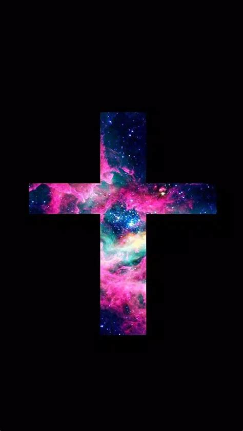 Galaxy Cross Wallpaper