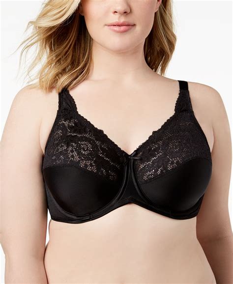 Lilyette Minimizer Comfort Lace Underwire Bra 428 And Reviews All Bras