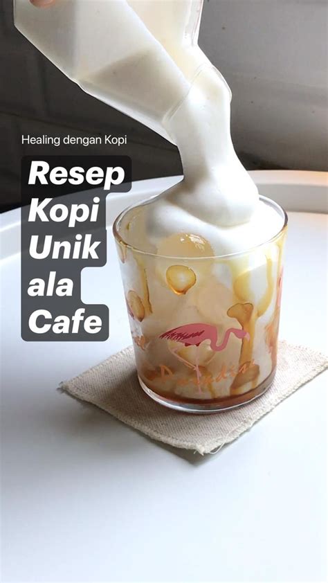 Resep Kopi Unik Ala Cafe Caramel Cinnamon Latte In 2022 Resep Kopi