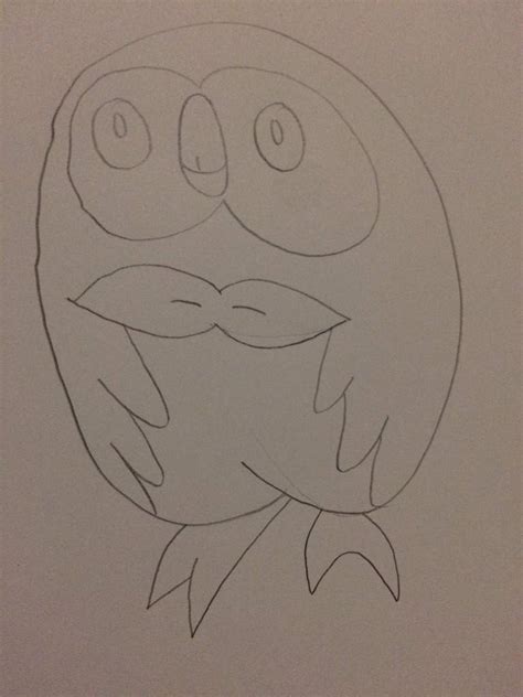 How To Draw Rowlet Pokémon Amino