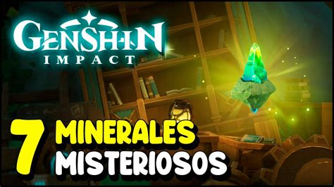 Genshin Impact Minerales Misteriosos Localizaci N Materia Prima De