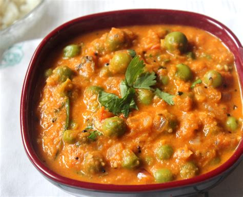 Green Peas Masalacurry Recipe Charus Cuisine