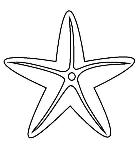 Desenhos De Estrelas Do Mar Para Colorir Pintar E Imprimir