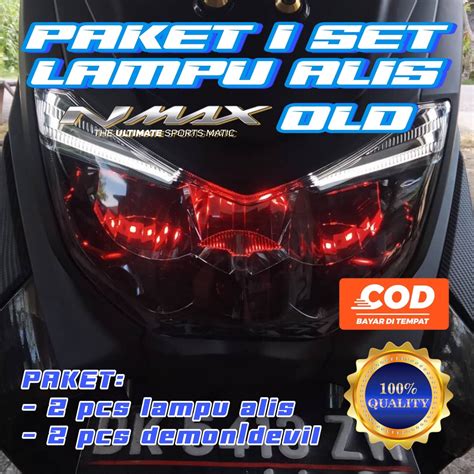 Jual Keyled Lampu Alis Nmax Old Drl Bonus Devil Paket Gratis Demon