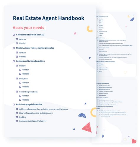 How To Create A Real Estate Agent Handbook A Guide And Template