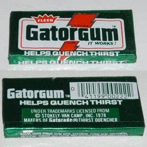 Gatorade Gum : nostalgia