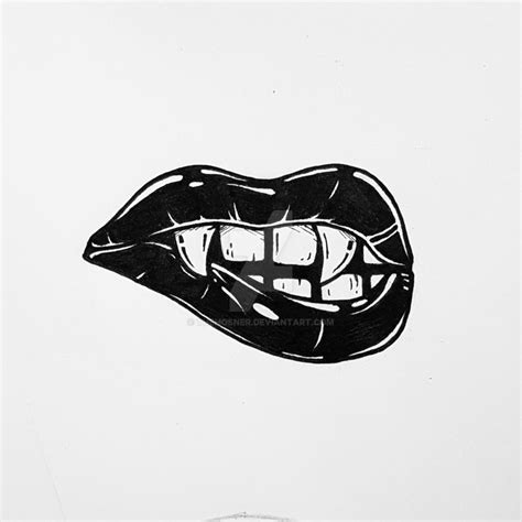 Vampire Mouth Drawing at PaintingValley.com | Explore collection of ...