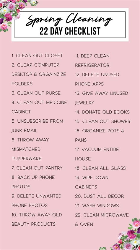 My Daily Cleaning Checklist Artofit