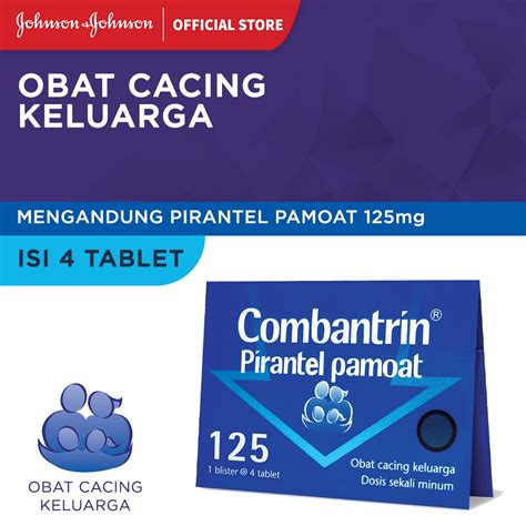 Jual Combantrin Obat Cacing Tablet 125mg Isi 4 Tablet Shopee Indonesia