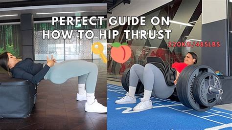 The PERFECT Hip Thrust Technique For GLUTES How To Set Up Hip Thrusts