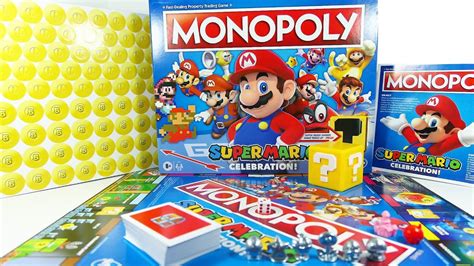 Monopoly Super Mario Celebration Edition Unboxing And Review Youtube