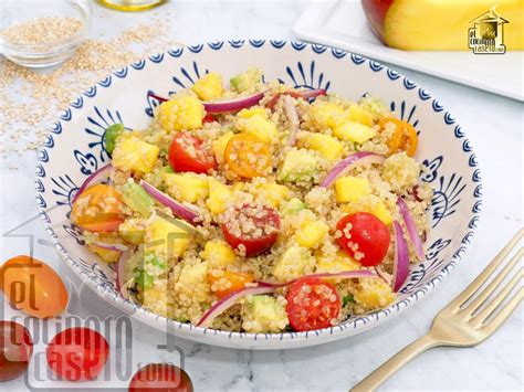 Ensalada De Quinoa Y Mango Para 6 Personas · El Cocinero Casero Ensaladas