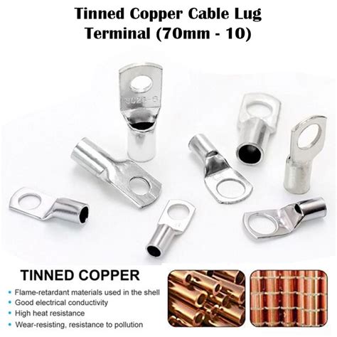 Sino Tinned Copper Cable Lug Terminal Pure Copper Tin Plated High