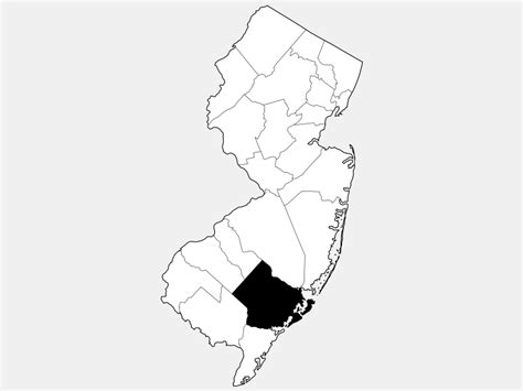 Atlantic County, NJ - Geographic Facts & Maps - MapSof.net