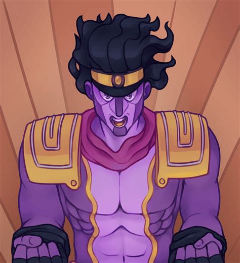 Star Platinum From Jojo S Bizarre Adventure Smirking Raven