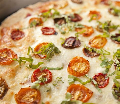 Urbancookery Gluten Free Pizza With Roasted Heirloom Tomatoes