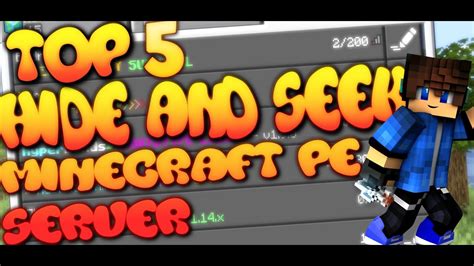 ️ Top 5 Hide And Seek Und Blockhunt Minecraft Pe Server ★「mcpe Deutsch