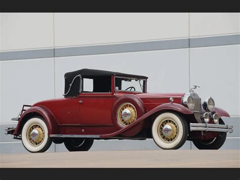 1931 Packard Deluxe Eight 840 Convertible Coupe Collector Cars Of