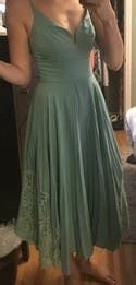 Mint Pleated Sweetheart Dress By Nicole Miller For 80 90 Rent The